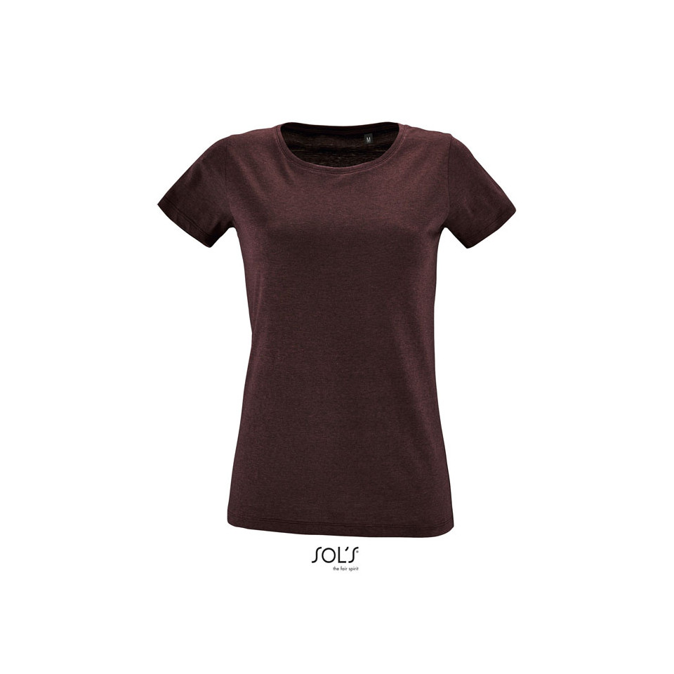 T-shirt publicitaire manches courtes REGENT FIT coton 150g coupe ajustée Femme