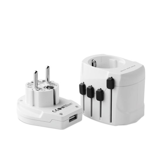 Adaptateur de voyage SKROSS® publicitaire Universel norme SCHUKO