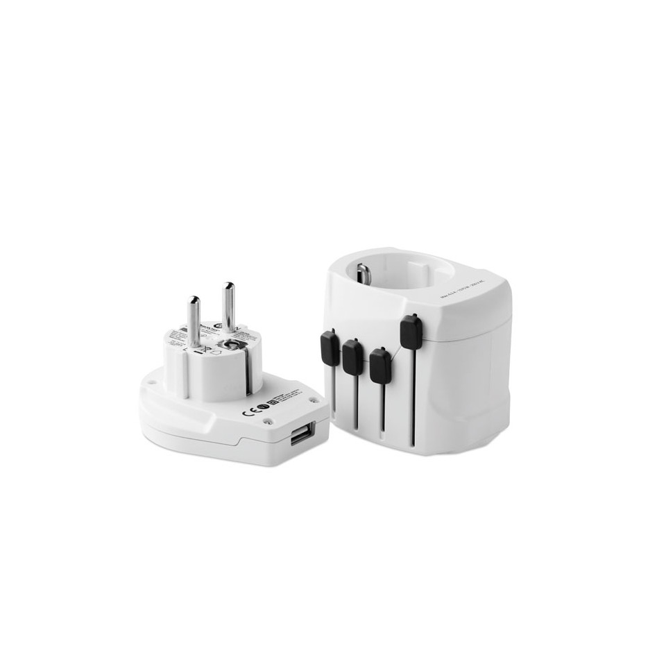 Adaptateur de voyage SKROSS® publicitaire Universel norme SCHUKO