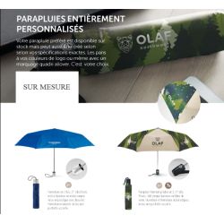 Parapluie sur mesure 100 % personnalisable