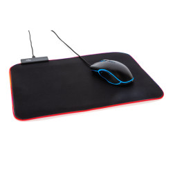 Tapis publicitaire de souris gaming RGB