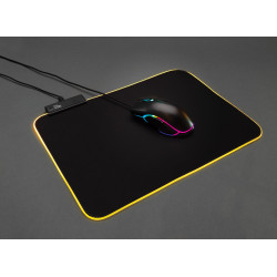 Tapis publicitaire de souris gaming RGB