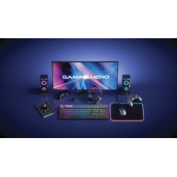 Tapis publicitaire de souris gaming RGB