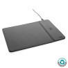 Tapis de souris  publicitaire en PU RCS avec chargeur 10W Swiss Peak