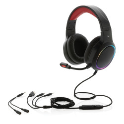 Casque publicitaire gaming RGB