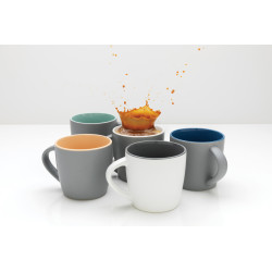 Mug publicitaire en céramique avec intérieur coloré