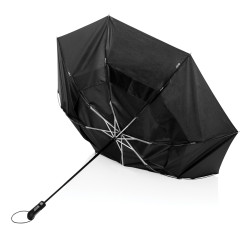 Parapluie publicitaire tempête 27"de poche auto Swiss Peak Aware™ Tornado