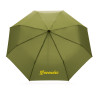 Mini parapluie publicitaire 20.5" rPET 190T poignée bambou Impact AWARE™ écologique
