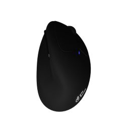 Souris sans fil ergonomique publicitaire logo lumineux rubber antibactérien SCX Design