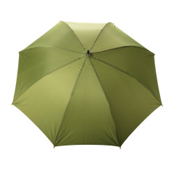 Parapluie publicitaire 23" en rPET et bambou ouverture auto Impact AWARE écologique
