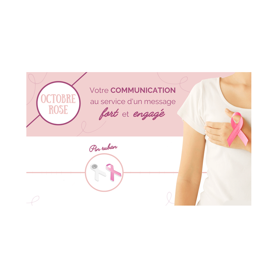 Pin's Ruban Rose Broches Cancer Du Sein Octobre Rose Epingle