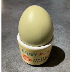 Coquetier Eggy pop en céramique personnalisable fabriqué en Europe