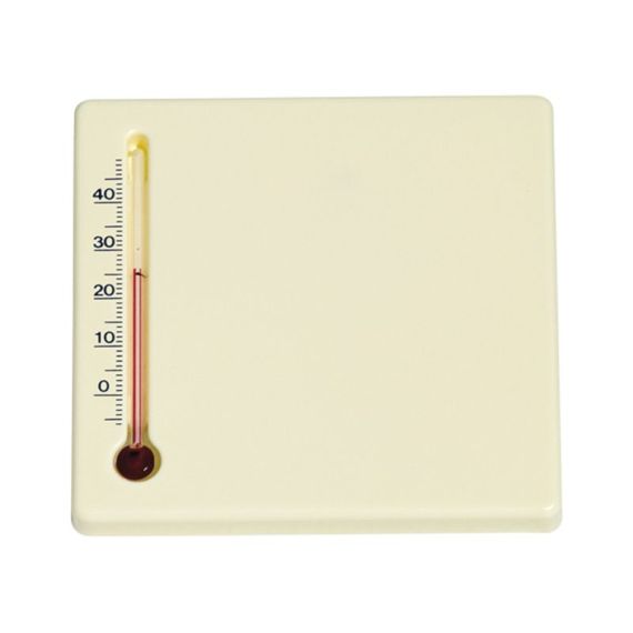 Thermomètre publicitaire carré fabriqué en France