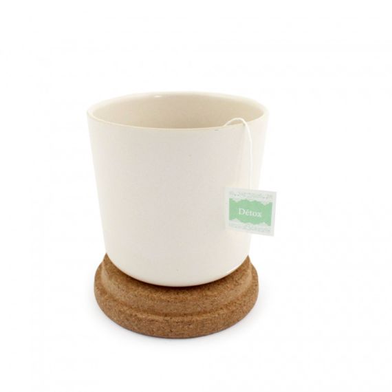 Mug Bambou Liège et infusion publicitaire