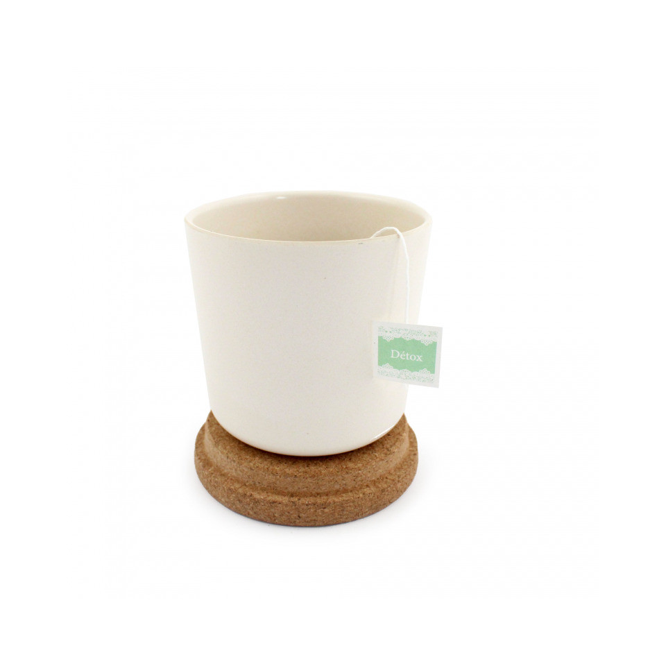Mug Bambou Liège et infusion publicitaire
