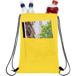 Sac publicitaire isotherme Oriole avec cordon et capacité de 12 canettes