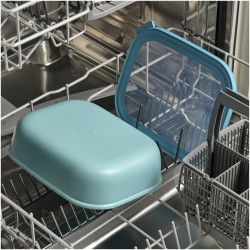 Bol publicitaire multi-usage rectangulaire Cirqula de 1 500 ml Mépal fabriqué en Europe