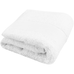 Serviette publicitaire de bain Sophia de 30 x 50 cm en coton de 450 g/m²