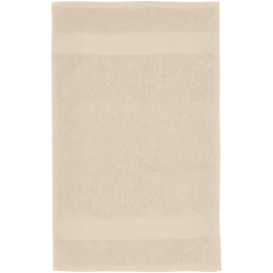 Serviette publicitaire de bain Sophia de 30 x 50 cm en coton de 450 g/m²