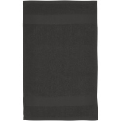 Serviette publicitaire de bain Sophia de 30 x 50 cm en coton de 450 g/m²