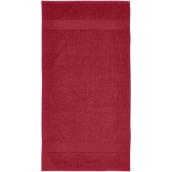 Serviette publicitaire de bain Charlotte de 50 x 100 cm en coton de 450 g/m²