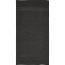 Serviette publicitaire de bain Charlotte de 50 x 100 cm en coton de 450 g/m²