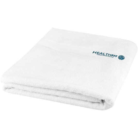 Serviette publicitaire de bain en coton 450 g/m² 100x180 cm Evelyn