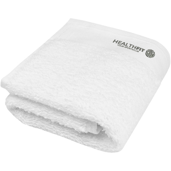 Serviette publicitaire de bain en coton 550 g/m² 30x50 cm Chloe