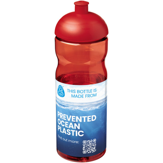 Bouteille publicitaire de sport H2O Active® Eco Base 650ml avec couvercle dôme