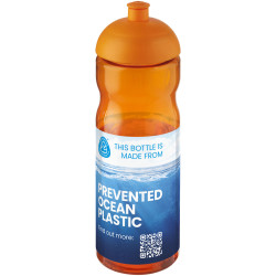 Bouteille publicitaire de sport H2O Active® Eco Base 650ml avec couvercle dôme