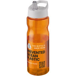 Bouteille publicitaire de sport H2O Active® Eco Base 650ml couvercle bec verseur