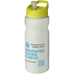 Bouteille publicitaire de sport H2O Active® Eco Base 650ml couvercle bec verseur