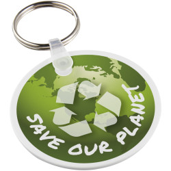 Porte-clés publicitaire recyclé Tait circulaire