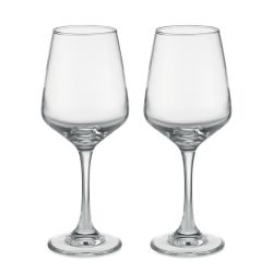 Set publicitaire de 2 verres à vin