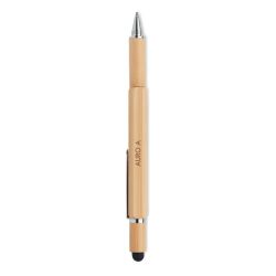 Stylo stylet Bambou avec support de téléphone