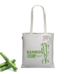 Sac shopping publicitaire en fibre de bambou 135g/m2