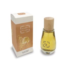 Eau de parfum publicitaire soleil doré fabriquée en France Boudoir de Louise