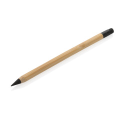Crayon publicitaire infini en bambou FSC® avec gomme