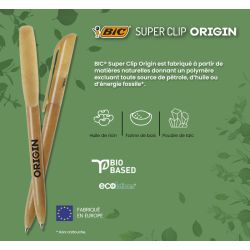 Stylo publicitaire BIC® Super Clip Origin