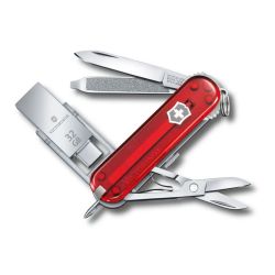 Couteau de poche publicitaire avec clef USB amovible Victorinox