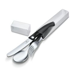 Set publicitaire de couverts et couteau d’office pliants Swiss Classic Victorinox