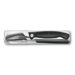 Set publicitaire de couverts et couteau d’office pliants Swiss Classic Victorinox