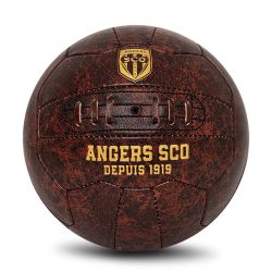 Ballon de football vintage taille 5 personnalisable en simili cuir