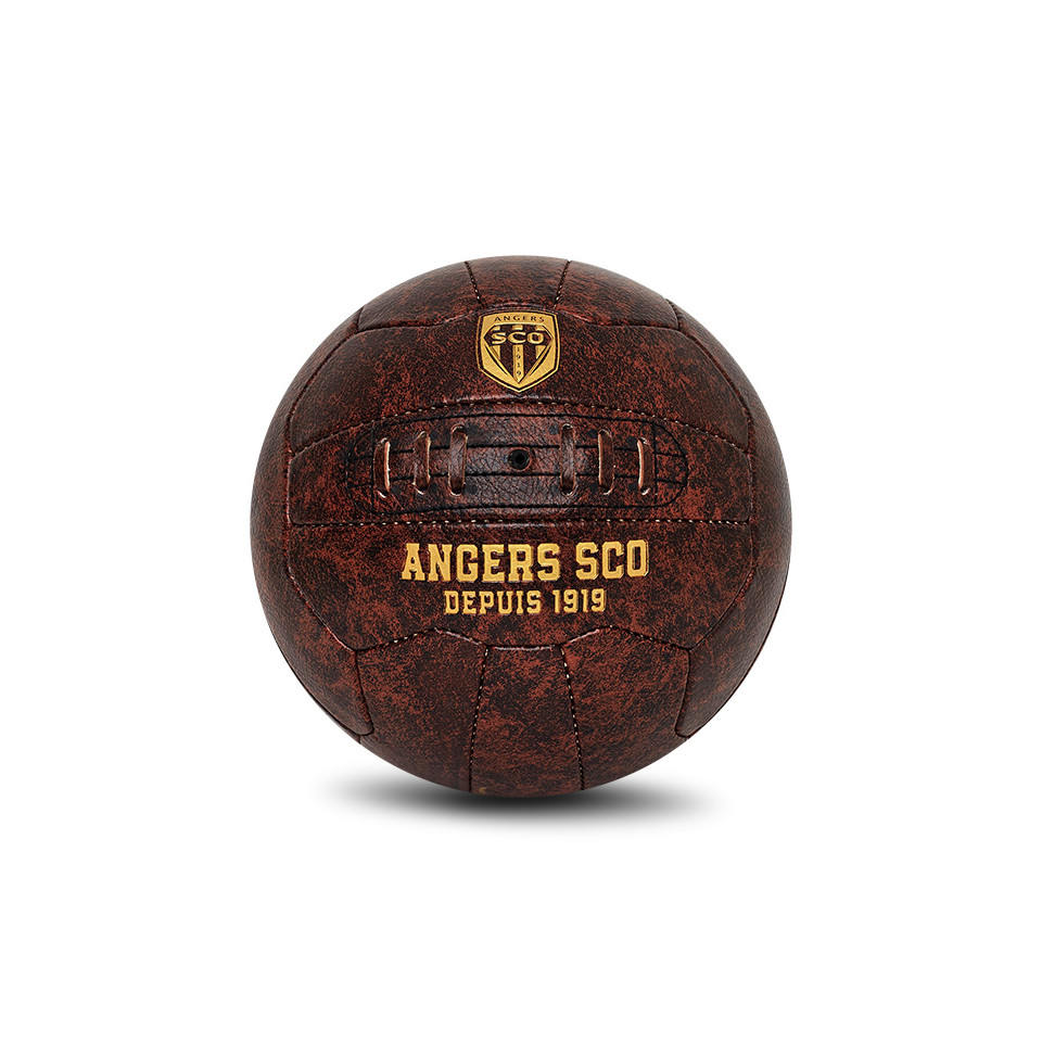 Ballon de football vintage taille 5 personnalisable en simili cuir