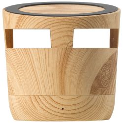 Enceinte 3W et chargeur sans fil 5W en bois personnalisable