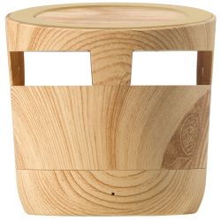 Enceinte 3W et chargeur sans fil 5W en bois personnalisable