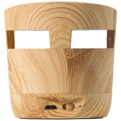 Enceinte 3W et chargeur sans fil 5W en bois personnalisable