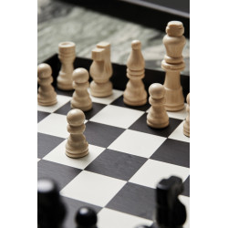 Jeu publicitaire d'échecs sur table à café VINGA