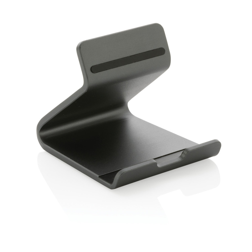 Support publicitaire pour tablette et téléphone en aluminium RCS recyclé