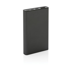 Powerbank publicitaire 5000 mAh en aluminium Terra RCS recyclé